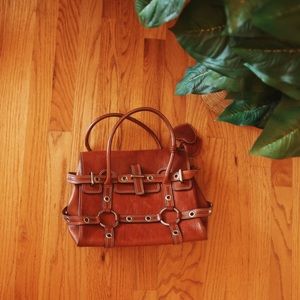 🚫SOLD🚫Luella Brown Leather Gisele Handbag
